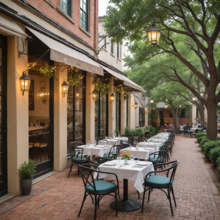 Elegant outdoor seating restaurant options in Raleigh NC for refined open air dining