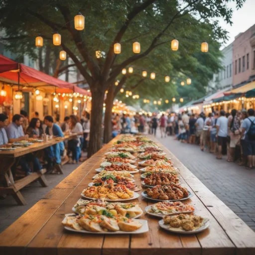 An elegant guide to the international food festival in downtown Raleigh