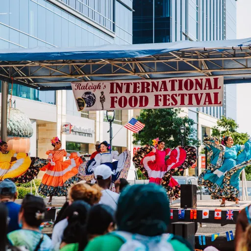An elegant guide to the international food festival in downtown Raleigh